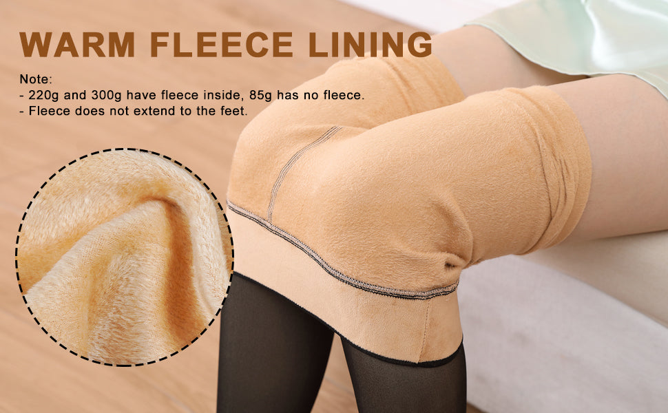 Thick Thermal Fleece Tights