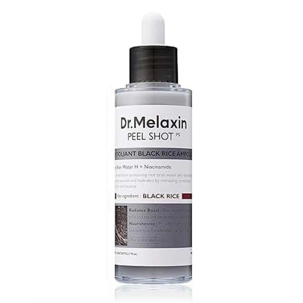 Dr. Melaxin Rice Exfoliating Serum for Hydration, Blackhead Removal, and Pore Minimization in Korean Skincare